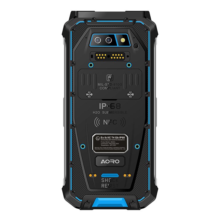 Anti-explosion Camera VHF Nfc Smartphone Barcode Approval Explosion Proof Android ATEX Zone 1/21 LTE Ip68 Rugged Mobile Phone
